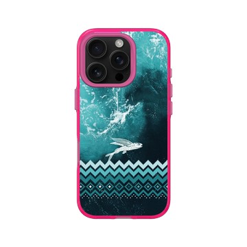 iPhone 16 Pro Clear 粉漾桃 - 花生騷 WasangShow - 海洋深海飛魚