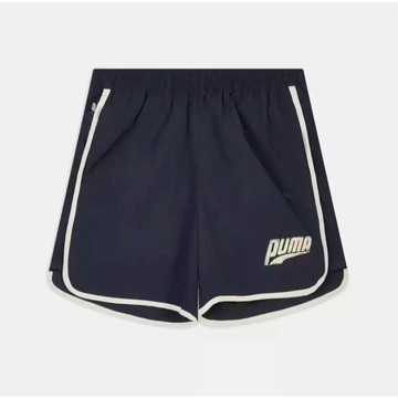 PUMA 短褲 EASY MILES 韓國 流行系列 深藍 6吋 短風褲 女 63629616