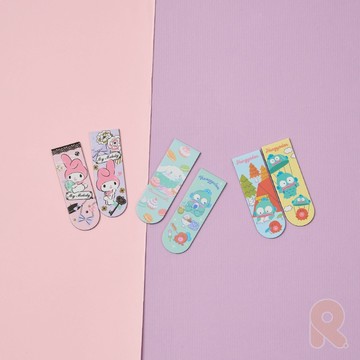 三麗鷗｜磁性書籤2入 美樂蒂 雙星仙子 漢頓 布丁狗 大耳狗 酷洛米 磁性書籤 書籤 文具用品 筆記本 NP615