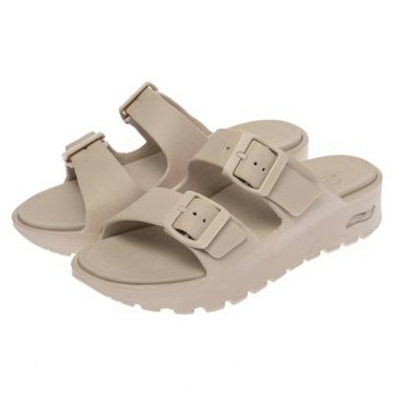 SKECHERS 女鞋 休閒系列 涼拖鞋 涼鞋 FOAMIES ARCH FIT FOOTSTEPS - 111304TPE