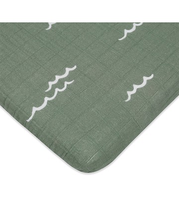 Babyletto All Stages Bassinet Sheet in Gots Certified Organic Muslin Cotton