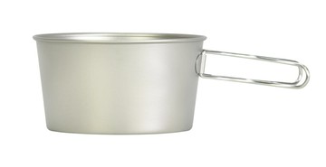 ├登山樂┤日本 Belmont Sierra 摺柄深型鈦杯 850ml # BM-339