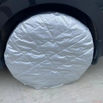 桃園出貨✨汽車輪胎保護罩套防狗撒拉尿擋板 防水防曬防塵車胎收納袋收納包