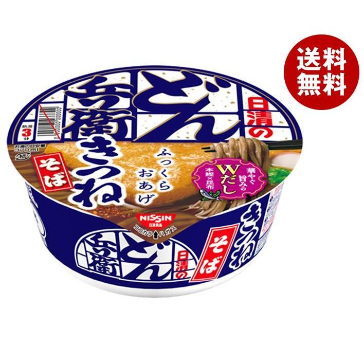 日清食品 日清のどん兵衛 きつねそば 89g×12個入｜ 送料無料 インスタント 即席 カップ麺 どん兵衛