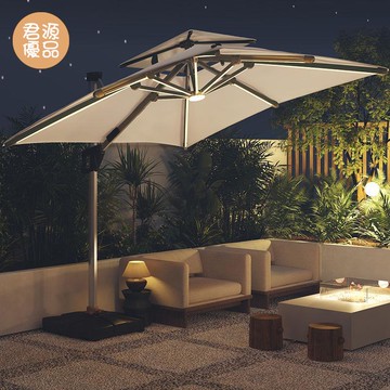 戶外遮陽傘 中柱傘 羅馬傘 香蕉傘 擺攤傘 庭院傘 室外木屋涼亭戶外遮陽傘庭院傘擺攤傘露大太陽傘棚商用羅馬傘防雨