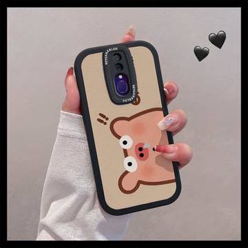 詫異小豬適用oppoa9手機殼新款超薄簡約a9x個性創意的外殼a11x保護套oppoa8防摔a7x鏡頭全包a5軟硅膠a1高級潮