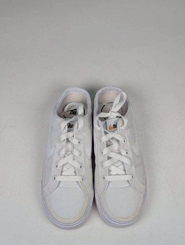 微瑕疵-左右腳鞋底中底鞋面泛黃 DB3970-100 W6.5 NIKE Court Legacy Mule in White 白 懶人鞋 女款