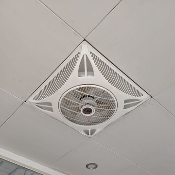110V出臺灣暗裝天花吸頂風扇吊頂石膏板集成嵌入式循環電風扇靜音