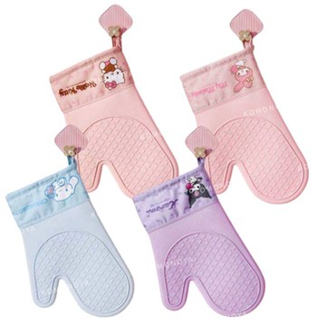 小禮堂 Sanrio 三麗鷗  單入矽膠隔熱手套 Kitty 美樂蒂 大耳狗 酷洛米