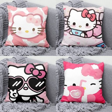 抱枕 靠枕🎀 HelloKitty凱蒂貓周邊抱枕可愛卡通動漫枕頭臥室宿舍床頭生日禮物