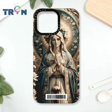 TRON IPhone 16 Pro Max 聖母古典風 防摔太空載具殼 透黑 軟硬 手機殼