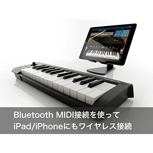 KORG （コルグ） ワイヤレス MIDI キーボード コントローラー Bluetooth DTM プラグイン付属 microKEY2 Air （マイクロキー・エアー） 25鍵盤