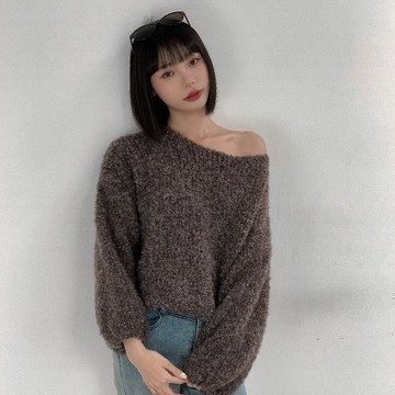 【Aa.chic】圓領柔軟混色針織毛衣(三色).女裝/柔軟/混色/針織/毛衣/百搭/柔軟/日常【C219317】