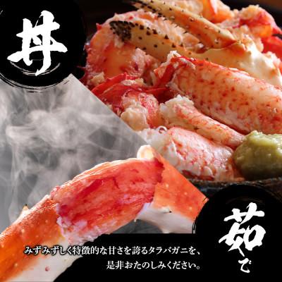 ふるさと納税 白老町 タラバ脚  ズワイ姿 食べ比べ セット BM063