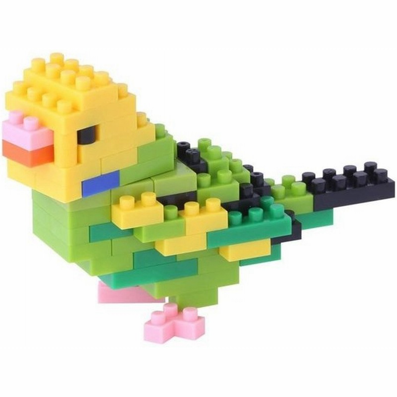 カワダ ナノブロック Nanoblock Nbc167 インコ グリーンオパーリン 鳥 生き物 動物パズル 人気 通販 Lineポイント最大0 5 Get Lineショッピング