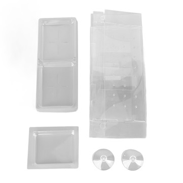 [waroom01] 透明窗餵鳥器帶 2 個吸盤強力透明外排水孔