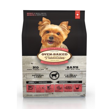 Oven-Backed 烘焙客 草飼羊配方 成犬糧(小顆粒)12.5磅