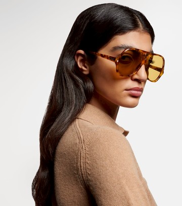 Chloé Logo aviator sunglasses