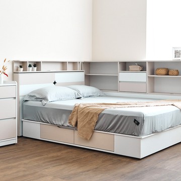 KHAKI 5尺收納床底 完美主義【X0177】