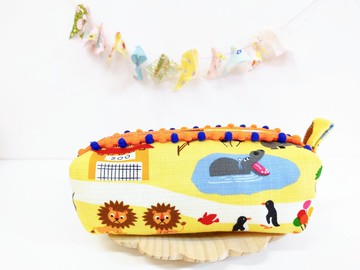 可愛動物園胖胖包化妝包收納包筆袋