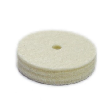 帶柄羊毛輪50x10mm (4片+6mm柄) 2吋羊毛輪 拋光輪【95G8】 123便利屋