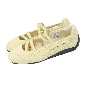 Puma 休閒鞋 Speedcat Ballet SD Wns 女鞋 米 麂皮 芭蕾舞鞋 401287-15