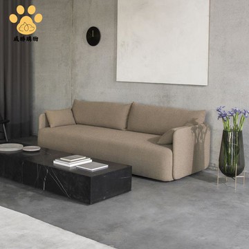 北歐小戶型 沙發 客廳年創意現代簡約 臥室ins布藝沙發ws9051