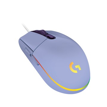 Logitech G102 第二代 RGB 炫彩遊戲滑鼠 - 莫蘭紫