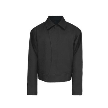 JCAESAR C-ZIPPER JACKET C型拉鏈夾克 彎弧解構設計 短寬廓形