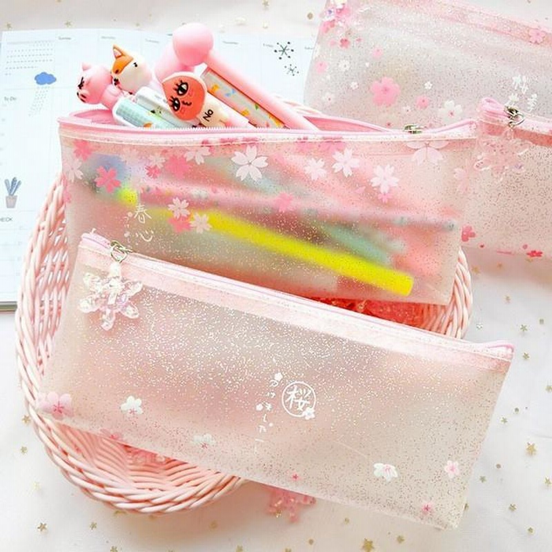 桜 ペンケース 筆箱 女の子 小学生 文房具 可愛い ペンケース 筆入れ 大容量 筆箱 中学生 高校生 大学生 子供 ペンポーチ 事務用品 シンプル 誕生日 プレゼント 通販 Lineポイント最大get Lineショッピング