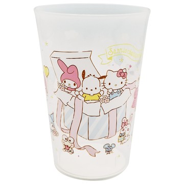 Sanrio 三麗鷗 漱口杯 450ml 顏色隨機 可愛卡通圖案 塑膠材質 方便攜帶  1個