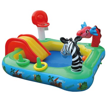 諾澳 多功能充氣動物戲水池 兒童游泳池 噴水池 夏季新品
