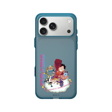 iPhone 17 Pro Max Clear (相機按鈕) 夜幕藍 - 航海王 One Piece - 未來島蛋頭篇 - 大集合