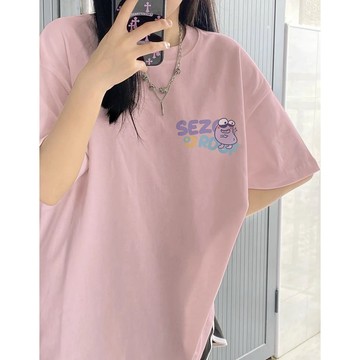 【林木木】短袖 t恤 純棉 oversize 顯瘦 t 夏季 衣服 休閒 ins 風 短袖上衣 女生上衣 原宿风