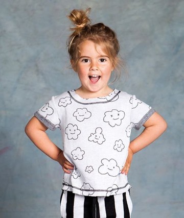 2016 春夏 koolabah 灰色Popcorn print 上衣