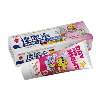 【德恩奈】兒童牙膏 90g 草莓/水蜜桃(味道隨機給)
