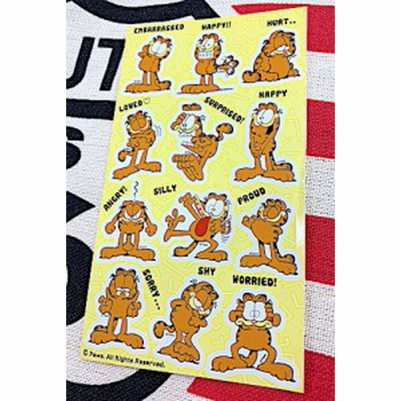 アメリカン雑貨 Garfield グッズ ステッカー シール 002 アメリカンキャラクター Ot0169 通販 Lineポイント最大1 0 Get Lineショッピング