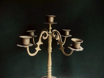 【老時光 OLD-TIME】早期二手歐美銅製燭台