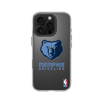 iPhone 16 Pro Clear Case（相機按鈕） 透明 - NBA - Logo-曼斐斯灰熊 Memphis Grizzlies