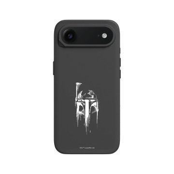 iPhone Air SolidX 黑 - 迪士尼-星際大戰 Star Wars - 波巴費特-噴漆白