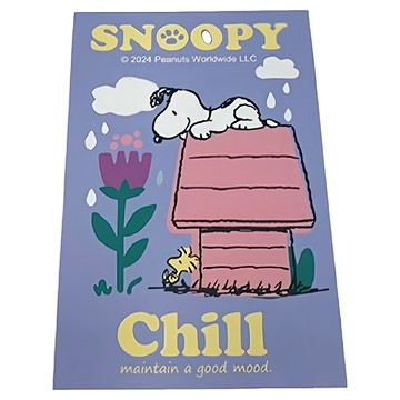 收納王妃 SNOOPY好心情便條本  紫色  6個  6入