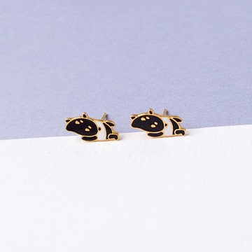 抑鬱 馬來貘  厭世小動物 耳環