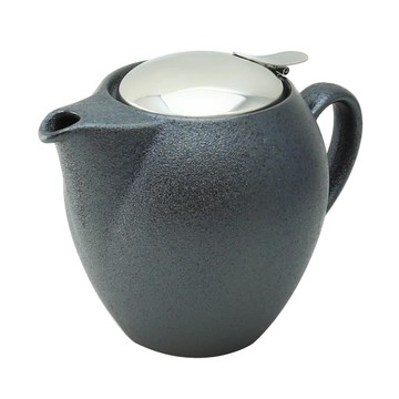 ZERO JAPAN 品味生活陶瓷不鏽鋼蓋壺(水晶銀)580cc