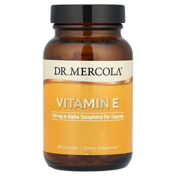 Dr. Mercola, 維生素 E，134 毫克，90 粒膠囊