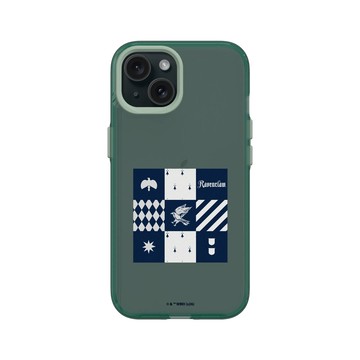 iPhone 15 Clear 憂墨綠 - 哈利波特 Harry Potter - 學院盃系列：雷文克勞