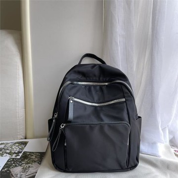 2025新款韓版休閑雙肩包香港風迷彩防水尼龍布輕便百搭防盜背包女