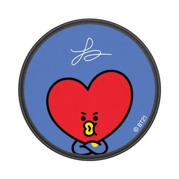 GRIP O (MagSafe 兼容） 黑 - BT21 - TATA