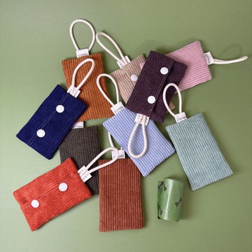 NAMICHI 燈芯絨 寵物撿便袋 bububag 現貨