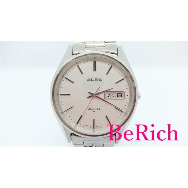 セイコー SEIKO アルバ メンズ 腕時計 Y563-8030 シルバー 文字