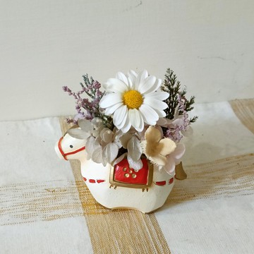 馬上有錢開運盆花  馬年春節禮盒情人節花束生日開幕財運GD小雛菊